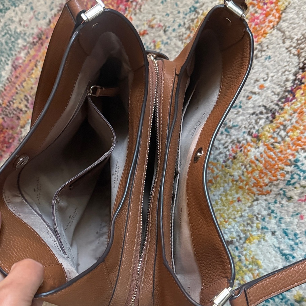Kate Spade Leather Shoulder Bag in Tan. Great condition. Versatile - Picture 6 of 8